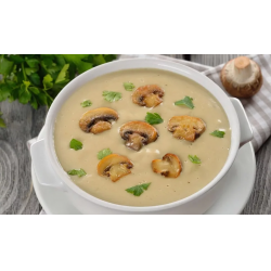 Рецепт: Картофельный суп-пюре с грибами