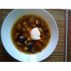 Рецепт: Суп из свежих подосиновиков