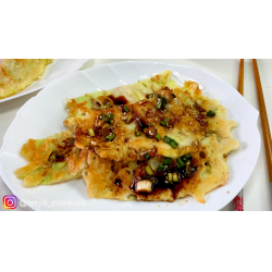 Рецепт: Капустные оладьи по-корейски