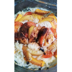 Рецепт: Филе куриное с кус-кус в духовке