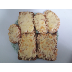 Рецепт: Яблочно-Сырные бутеброды с корицай и бадьяном