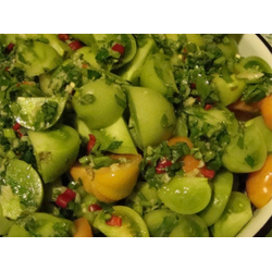 Салат из зеленых помидоров на зиму рецепт – Русская кухня: Закуски. «Еда»