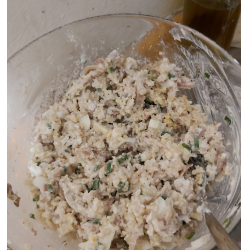 Рецепт: Кальмаровый салат "Сердце Адриатики"