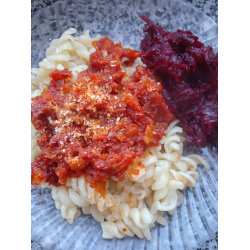Рецепт: Овощной соус для макарон "А-ля Болоньез"