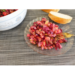 Винегрет с фасолью и солеными огурцами без капусты, рецепт с фото — hb-crm.ru