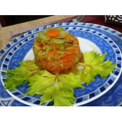 Рецепт: Салат из белой редьки и сельдерея