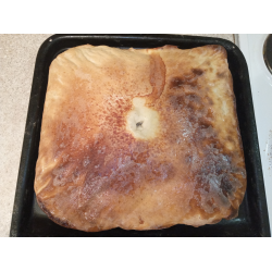 Рецепт: Пирог с куриным филе и картошкой