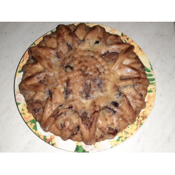Рецепт: Сливово яблочный пирог