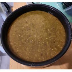 Рецепт: Сытный суп-пюре с геркулесом и шпинатом