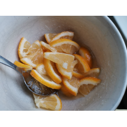 Рецепт: Лимон с сахаром