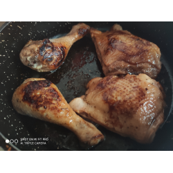 Рецепт: Курица под гранатовым соусом