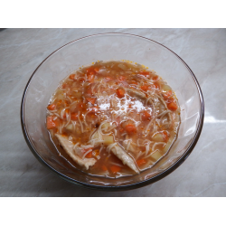 Рецепт: Вермишелевый суп с куриными крылышками
