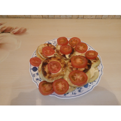 Рецепт: Кабачки с помидорами