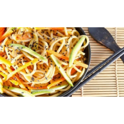 Рецепт: Кабачки с морковью по-корейски