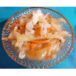 Рецепт: Салат из переросших огурцов на зиму
