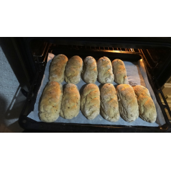 Рецепт: Ржаной хлеб с жаренным луком