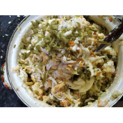 Рецепт: Салат с копченной курицей