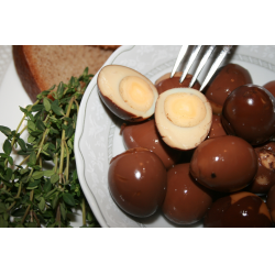 1. Классический рецепт маринованных яиц
