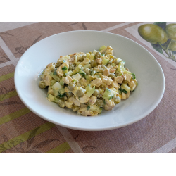 Салат с зелёным консервированным горошком - пошаговый рецепт с фото на натяжныепотолкибрянск.рф
