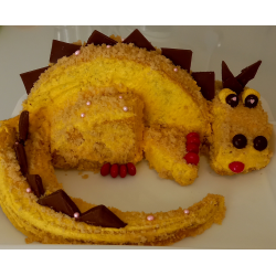 Рецепт: Торт "Дракон" на детский день рождения
