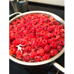 Рецепт: Кисель из свежих ягод малины