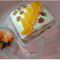 Фото Новогодний пряный торт из тыквы с орехами