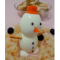 Фото Снеговик из яиц к новогоднему столу