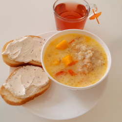 Рецепт: Габеръ-суп (старинный шотландский овсяный суп)