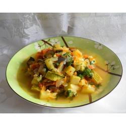 Рецепт: Овощное рагу с баклажанами и кабачками