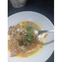 Рецепт: Суп с капустой и фаршем