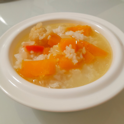 Рецепт: Детский (диетический) рисовый суп "Шесть овощей"