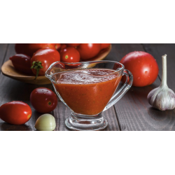 Рецепт: Соус из томатной пасты к шашлыку
