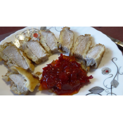 Фото Сладко-острая приправа из перцев