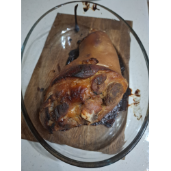 Рецепт: Свиная рулька в горчично - медовом соусе